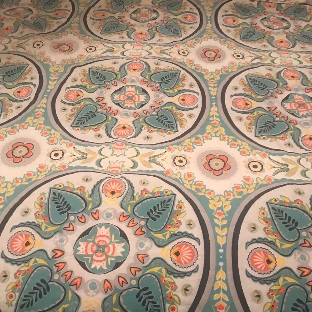Urban Outfitters Painted Medallions Duvet Cover